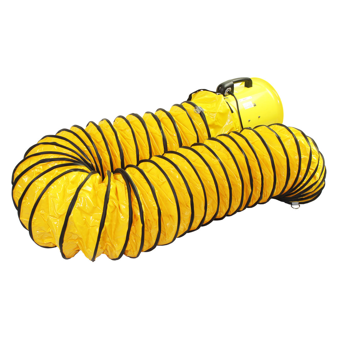 Maxx Air 12 inch Confined Space Axial Fan with Polyvinyl Distribution Hose