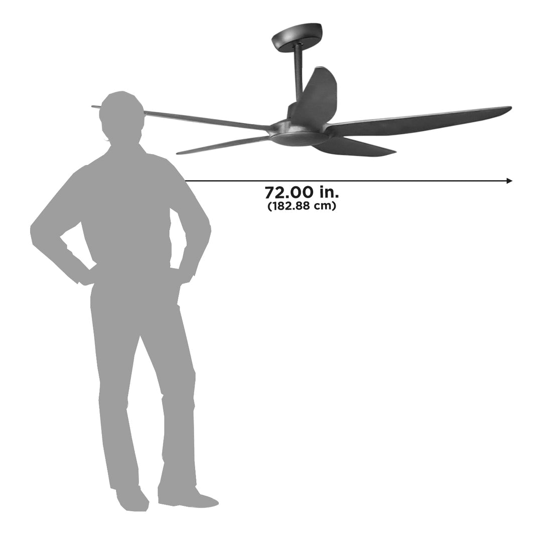 Maxx Air 72 in (6ft) Ceiling Fan | Indoor/Outdoor | Commercial / Residential | 18,000 CFM
