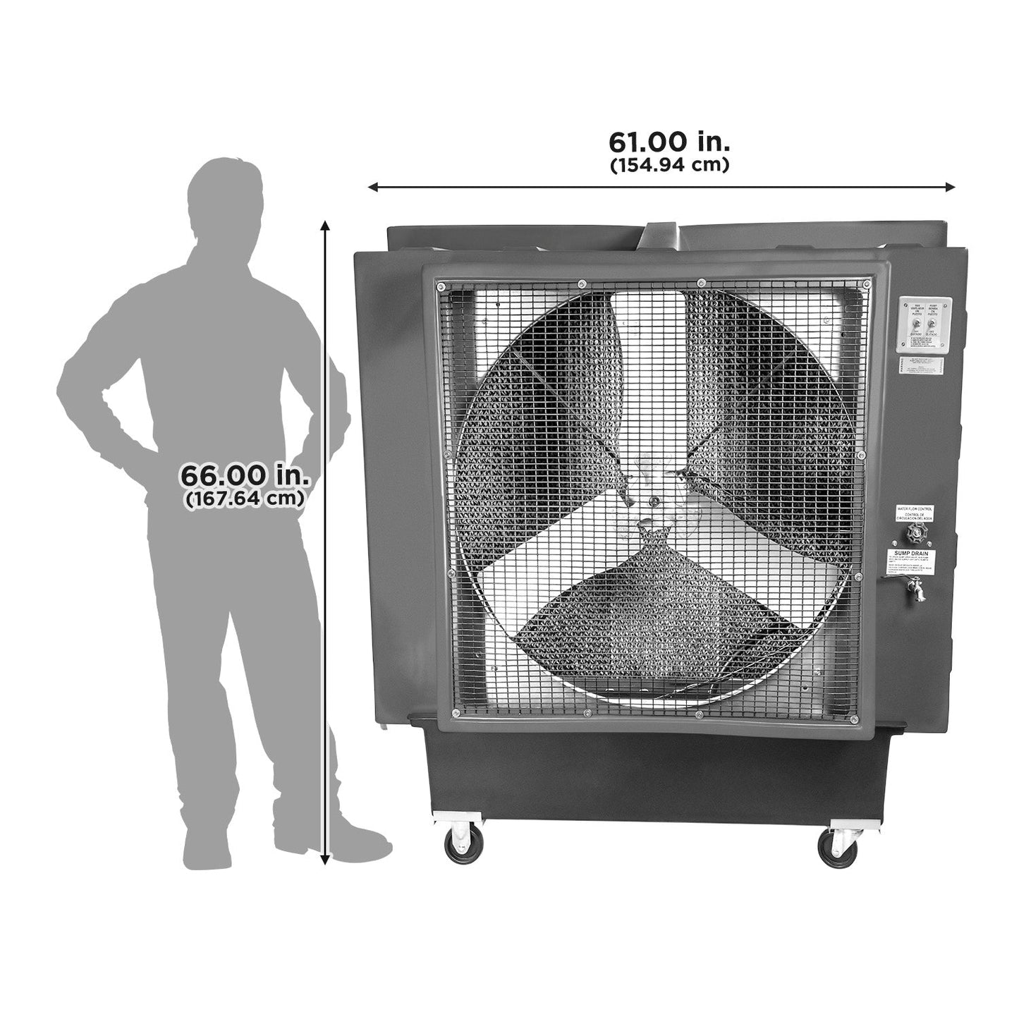 Maxx Air 36 inch Single Speed Evaporative Cooler | 2,600 sq.ft. Coverage