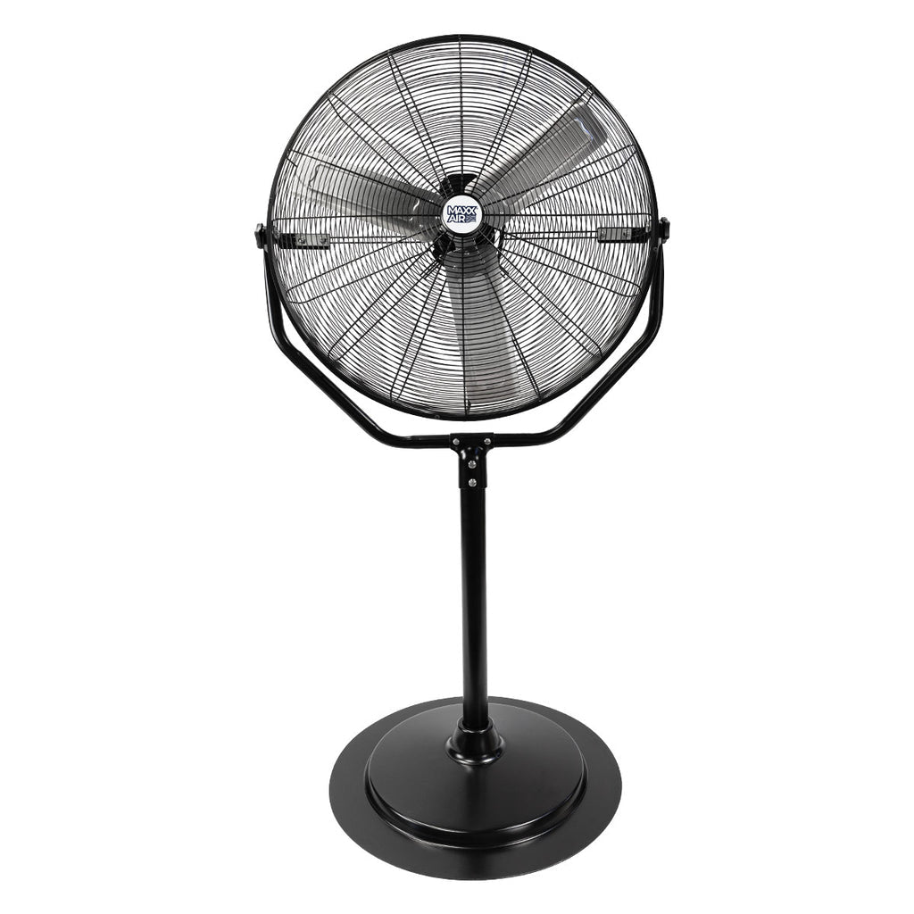 Maxx Air 30in Pedestal Fan | 3 Speed | Yoke Mount